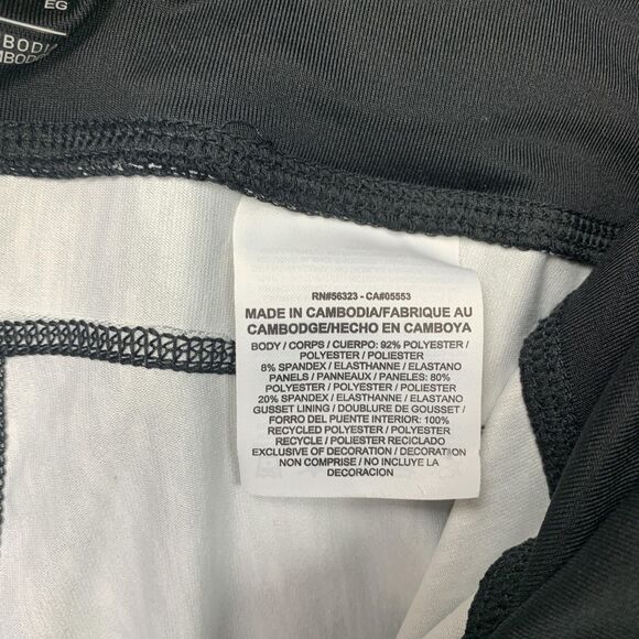 Nike Dri-FIT Pants Womens XL Black White Running Capri Pocket Athleisure - Picture 12 of 14